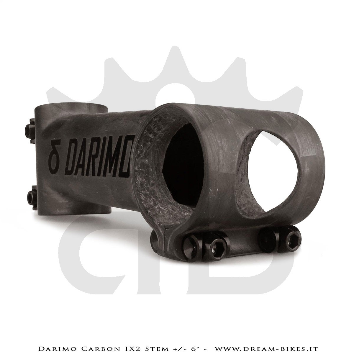 Darimo Carbon IX2 Attacco Manubrio Ultraleggero - 6 gradi