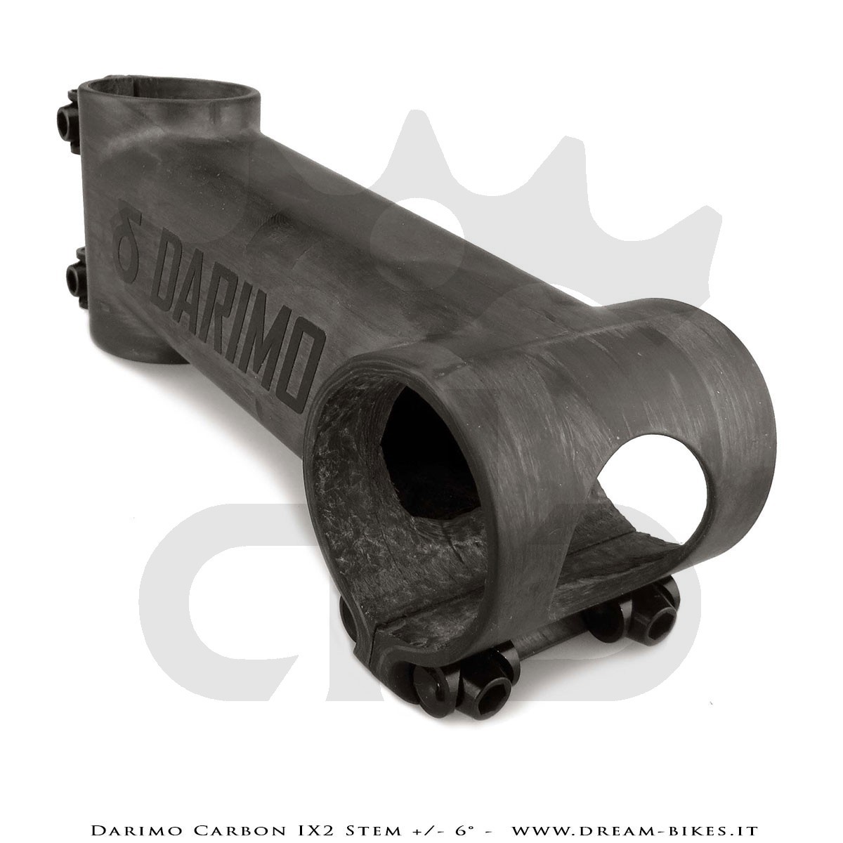 Darimo Carbon IX2 Attacco Manubrio Ultraleggero - 6 gradi