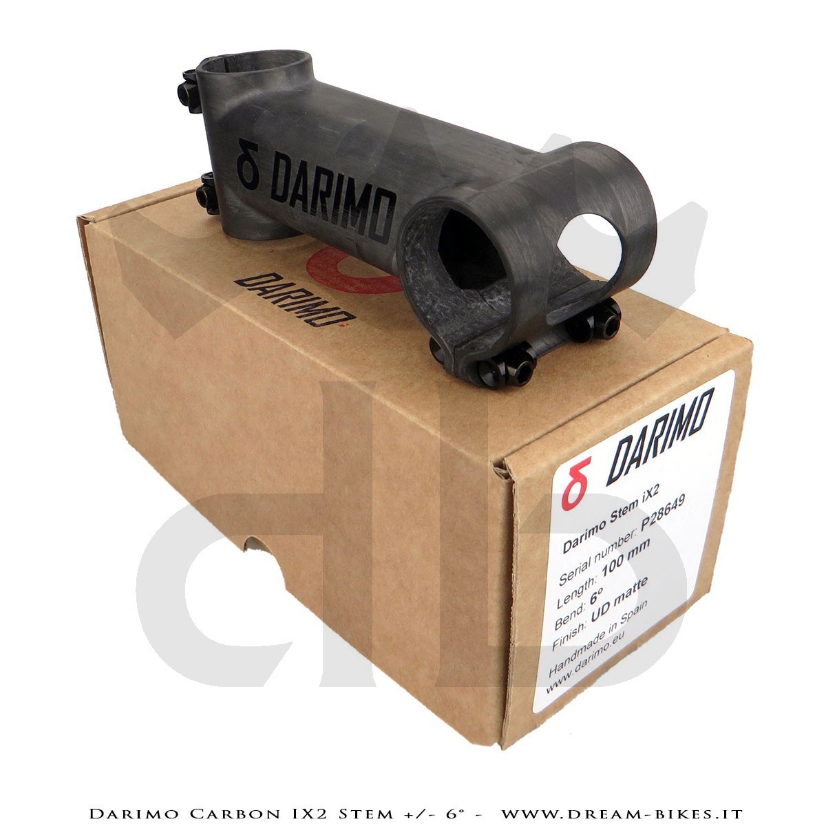 Darimo Carbon IX2 Attacco Manubrio Ultraleggero - 6 gradi