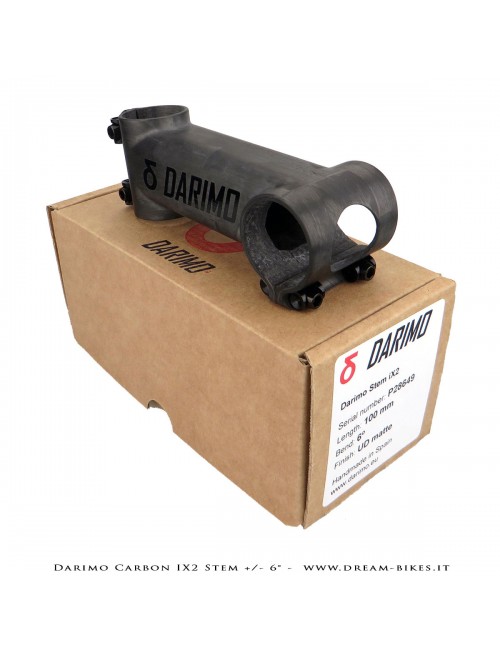 Darimo Carbon IX2 Attacco Manubrio Ultraleggero - 6 gradi