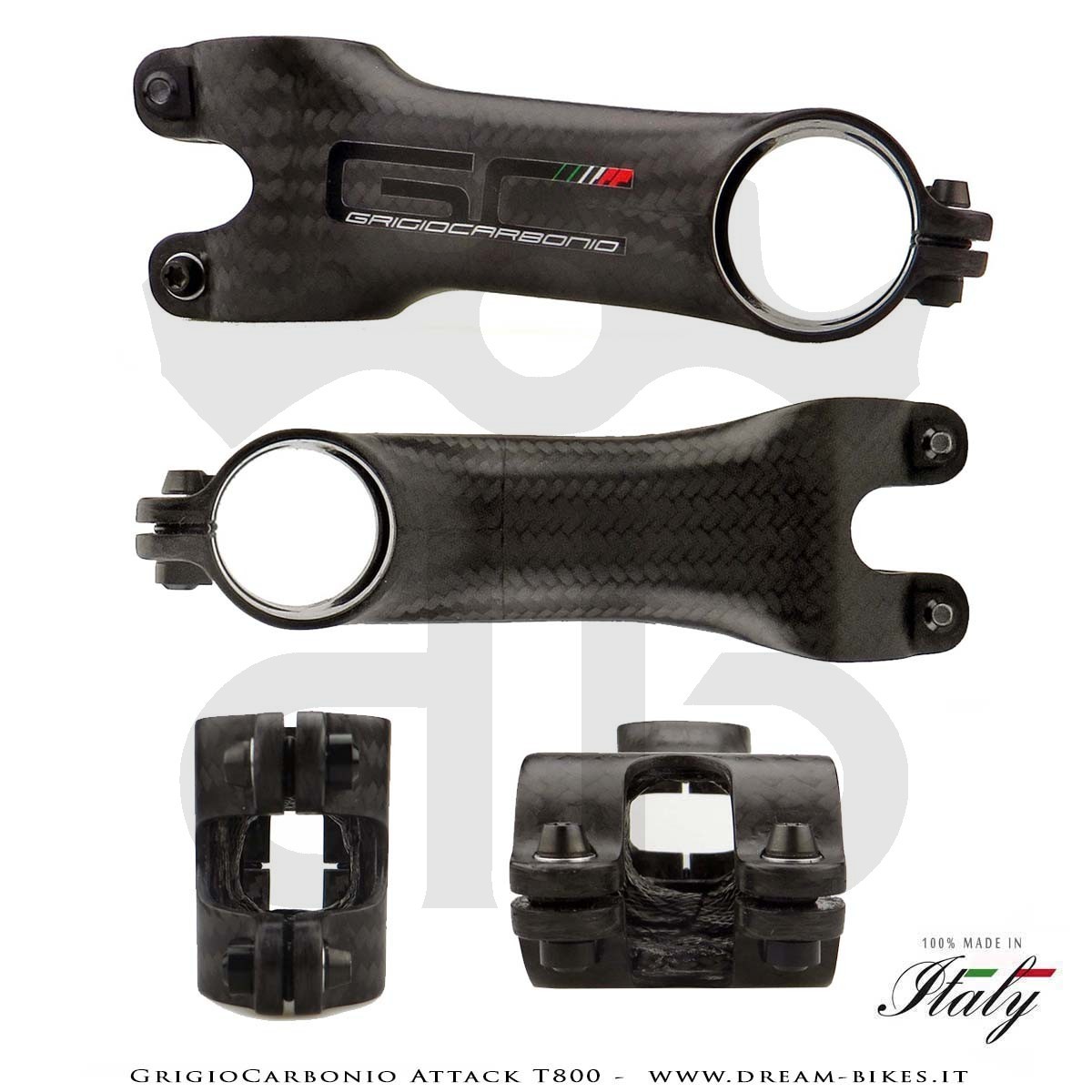 GrigioCarbonio Attack T800 Ultralight Carbon Stem