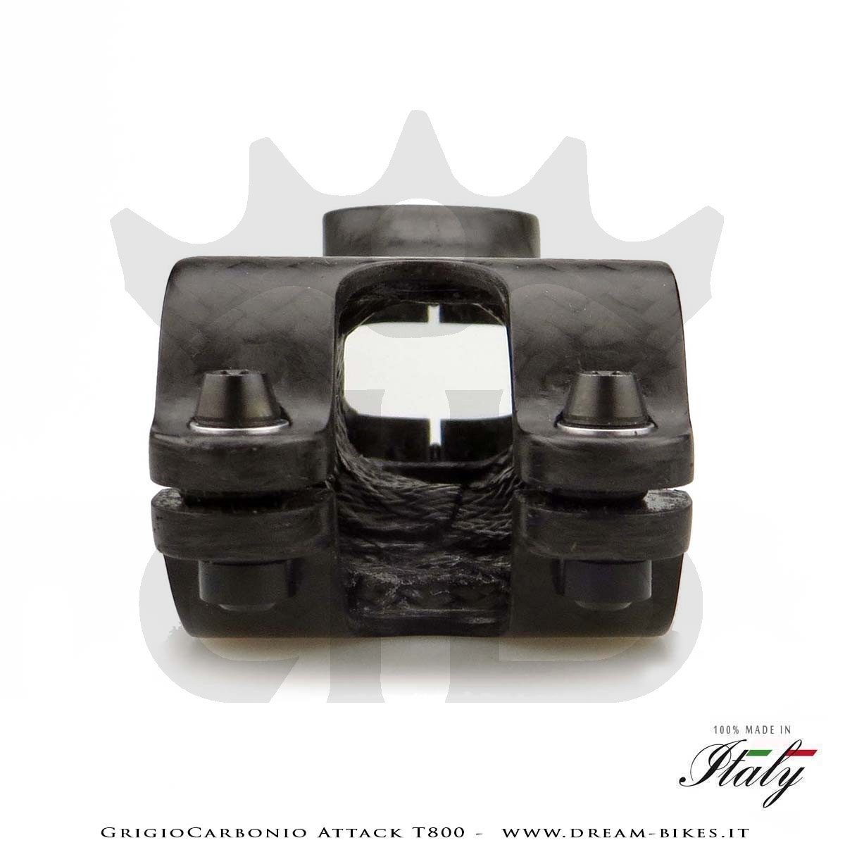 GrigioCarbonio Attack T800 Attacco Manubrio Carbon Ultraleggero