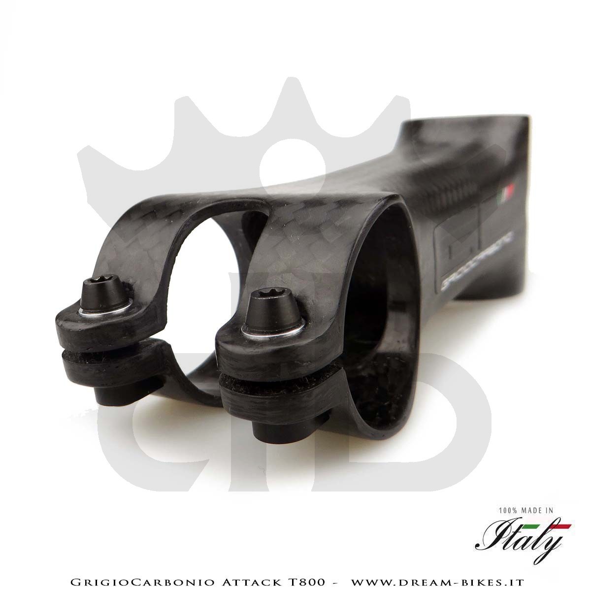 GrigioCarbonio Attack T800 Attacco Manubrio Carbon Ultraleggero