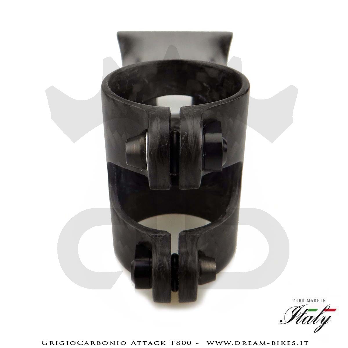 GrigioCarbonio Attack T800 Attacco Manubrio Carbon Ultraleggero