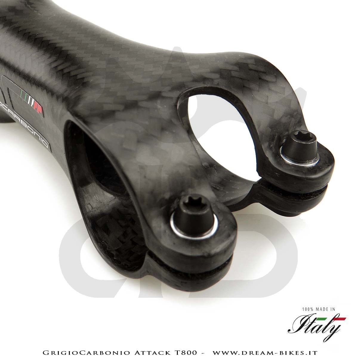 GrigioCarbonio Attack T800 Attacco Manubrio Carbon Ultraleggero