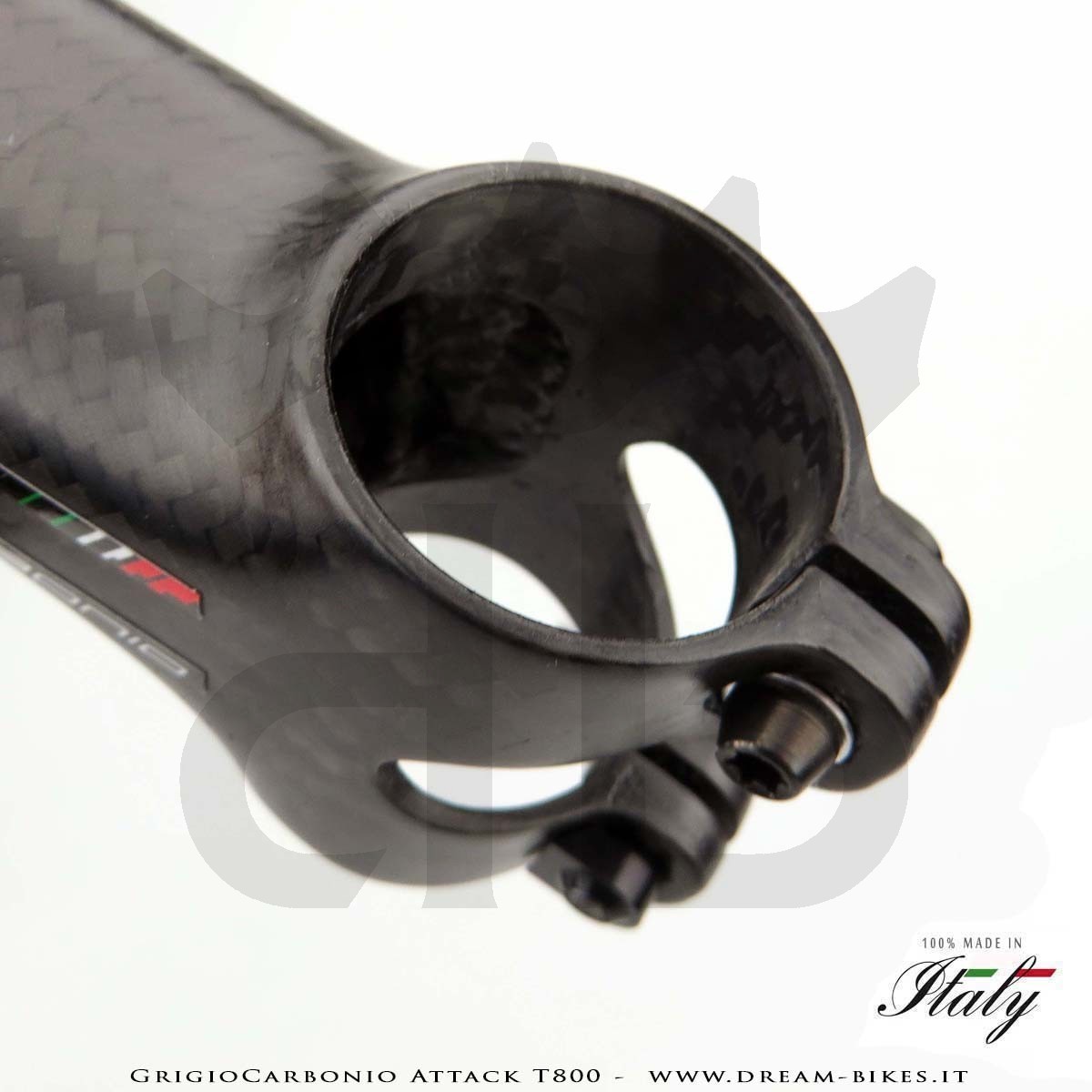 GrigioCarbonio Attack T800 Attacco Manubrio Carbon Ultraleggero