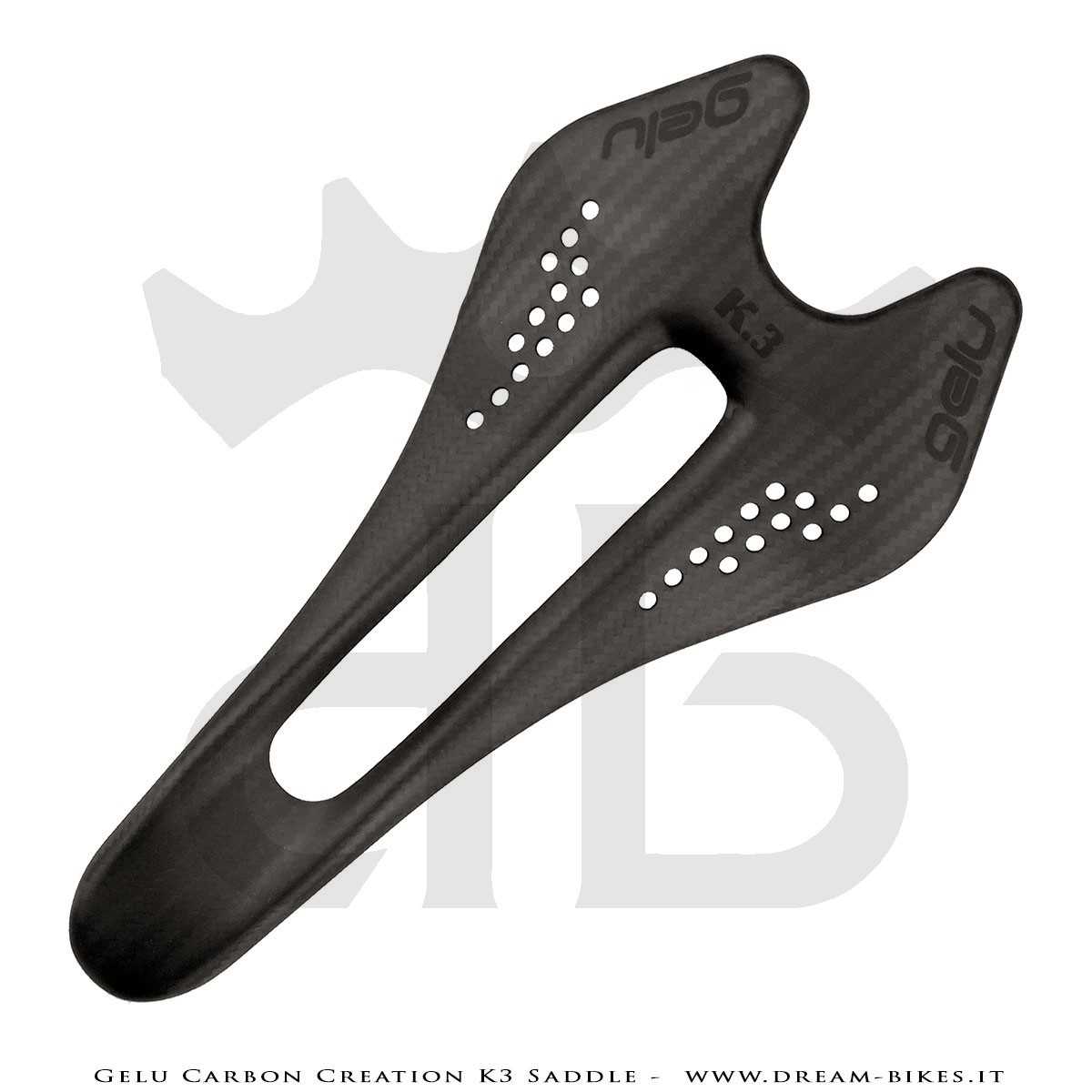 Gelu Carbon Creation K3 Full Carbon Saddle 42 gr. The Lightest In The World