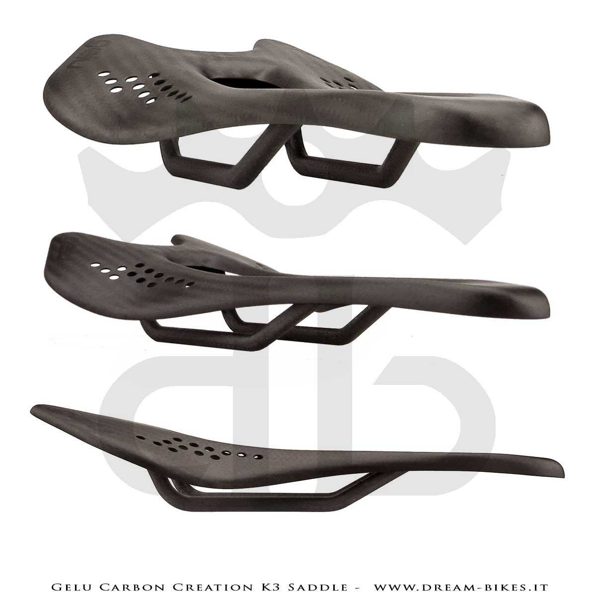 Gelu Carbon Creation K3 Full Carbon Saddle 42 gr. The Lightest In The World
