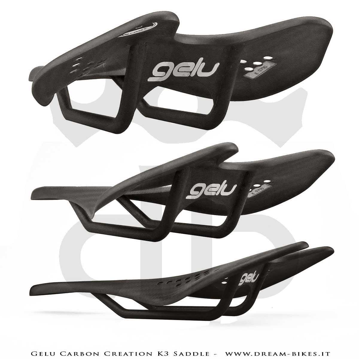 Gelu Carbon Creation K3 Full Carbon Saddle 42 gr. The Lightest In The World