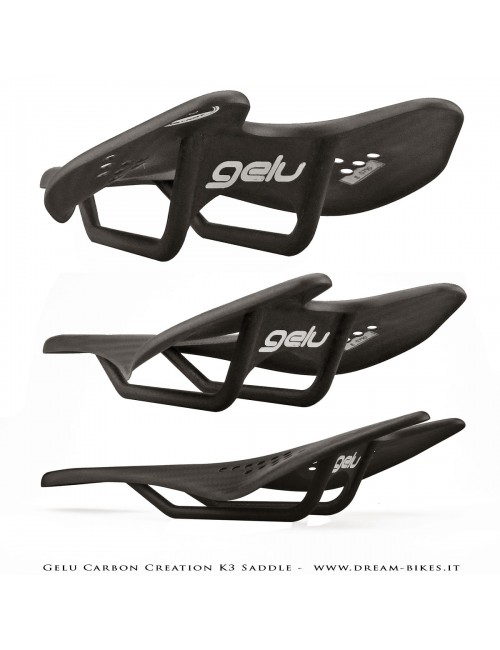 Gelu Carbon Creation K3 Full Carbon Saddle 42 gr. The Lightest In The World
