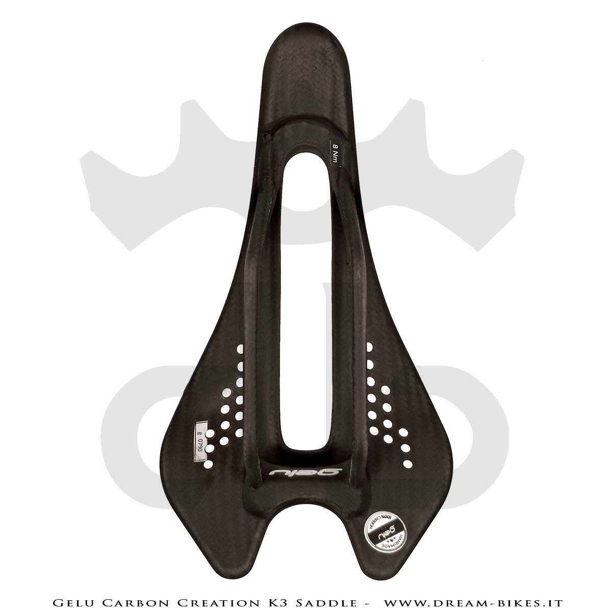 Gelu Carbon Creation K3 Sella Full Carbon 42 gr. La Più Leggera Al Mondo
