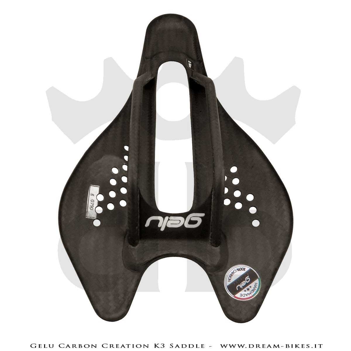Gelu Carbon Creation K3 Full Carbon Saddle 42 gr. The Lightest In The World