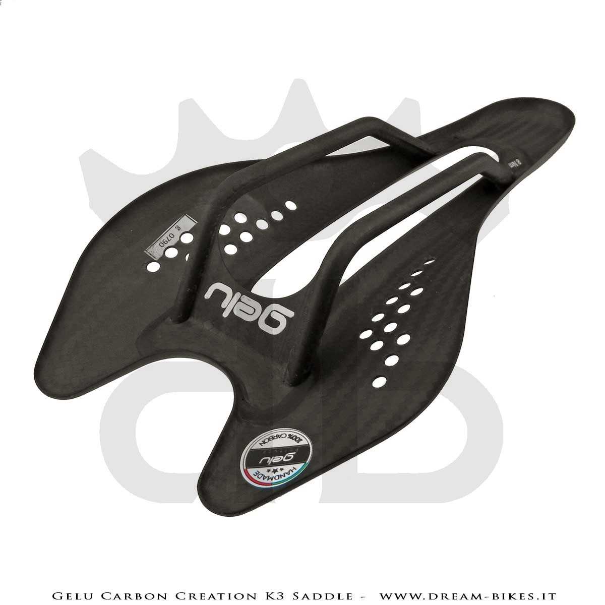 Gelu Carbon Creation K3 Full Carbon Saddle 42 gr. The Lightest In The World