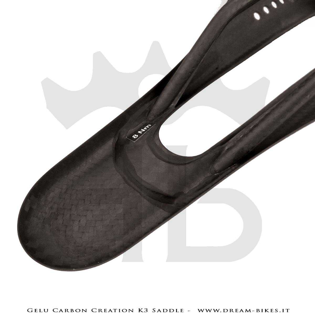 Gelu Carbon Creation K3 Full Carbon Saddle 42 gr. The Lightest In The World