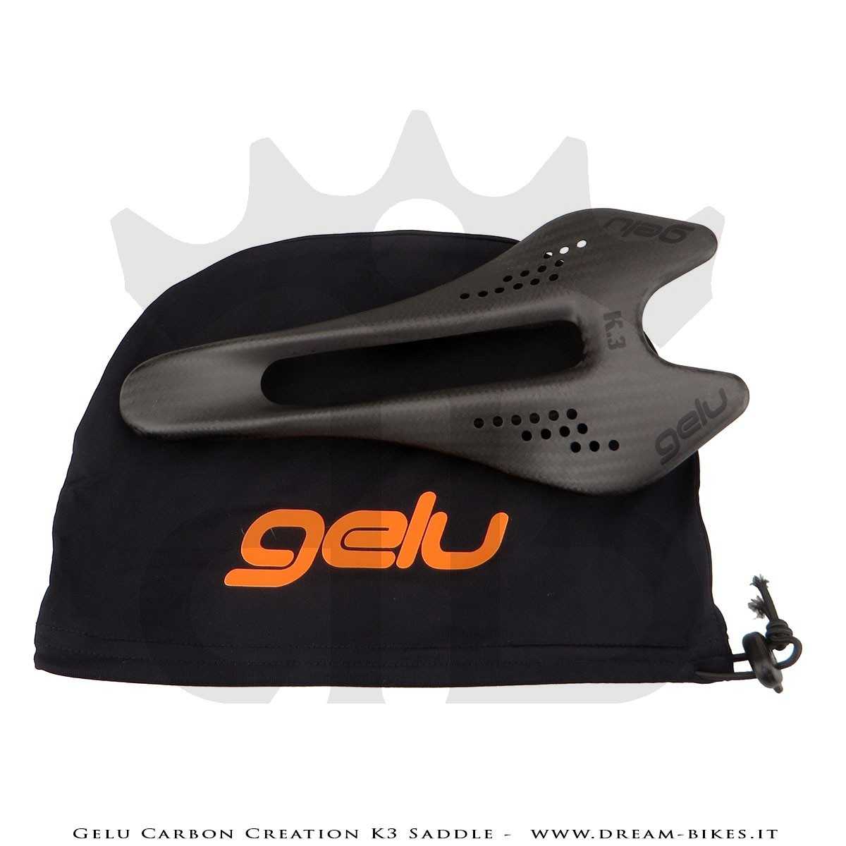 Gelu Carbon Creation K3 Full Carbon Saddle 42 gr. The Lightest In The World
