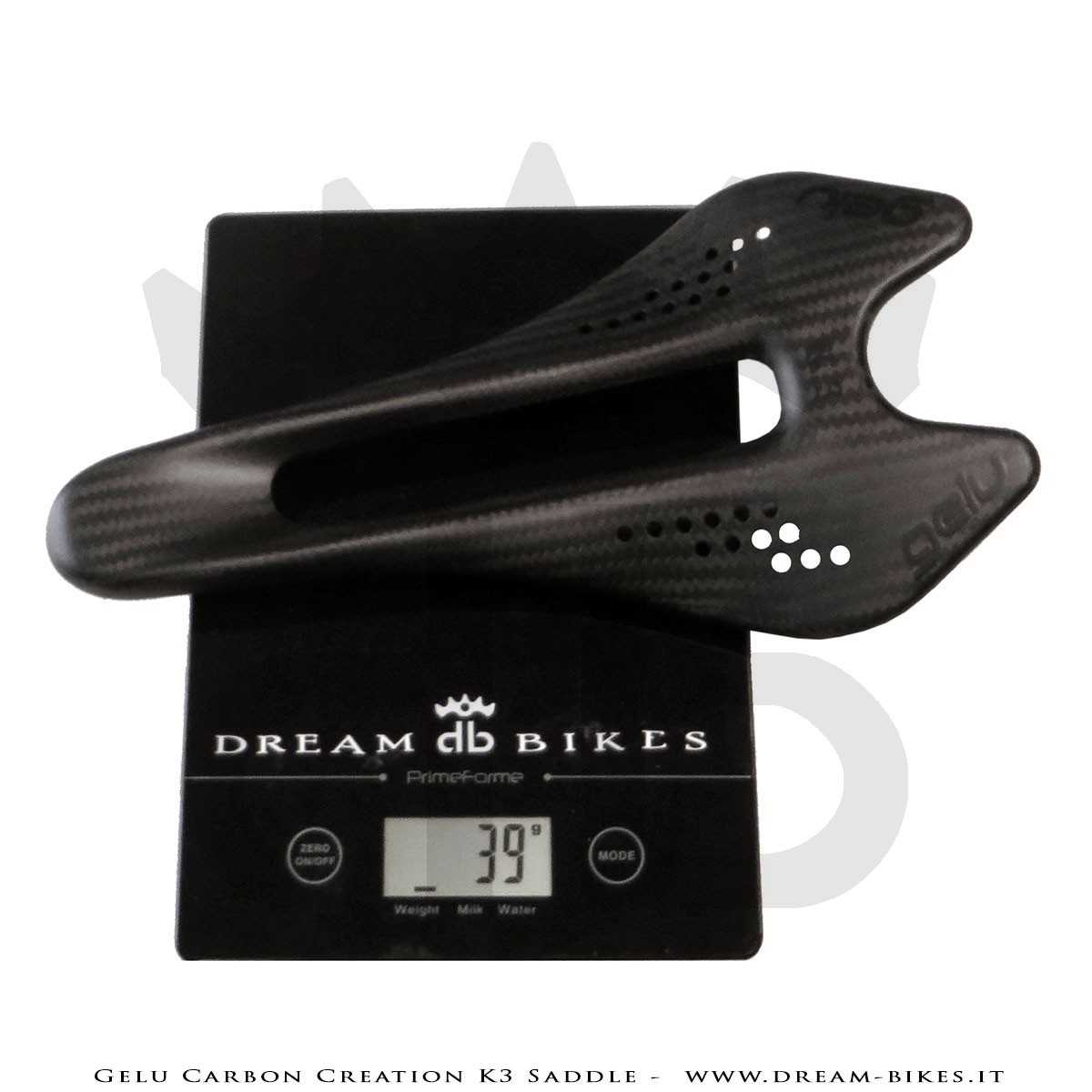 Gelu Carbon Creation K3 Full Carbon Saddle 42 gr. The Lightest In The World