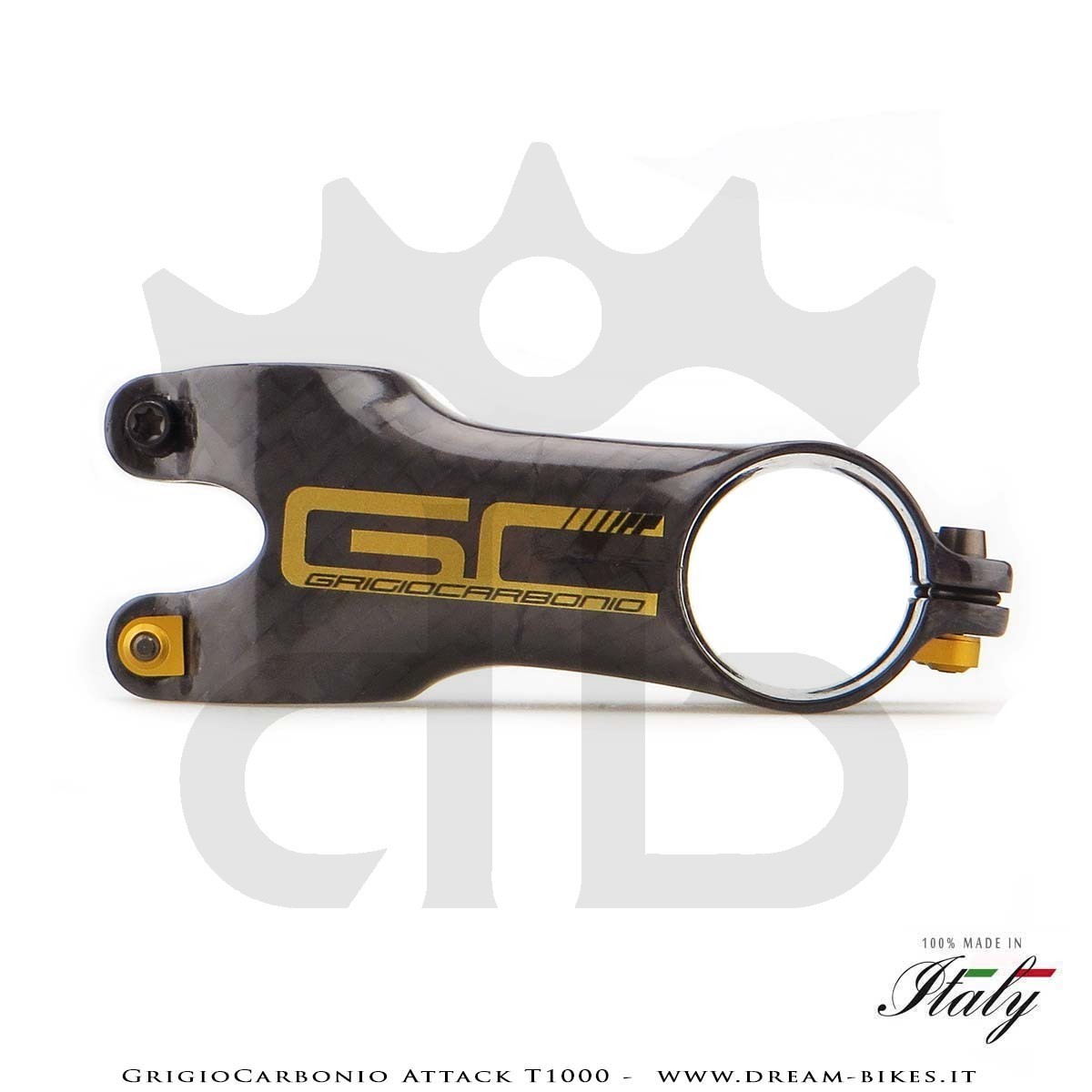 GrigioCarbonio Attack T1000 Attacco Manubrio Carbon, il più leggero al mondo!