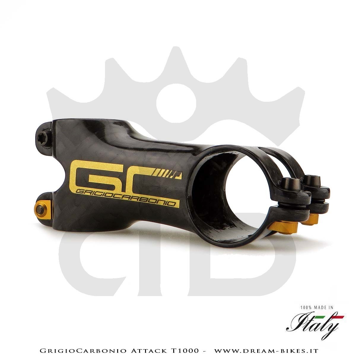 GrigioCarbonio Attack T1000 Attacco Manubrio Carbon, il più leggero al mondo!