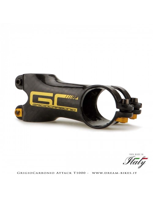 GrigioCarbonio Attack T1000 Attacco Manubrio Carbon, il più leggero al mondo!