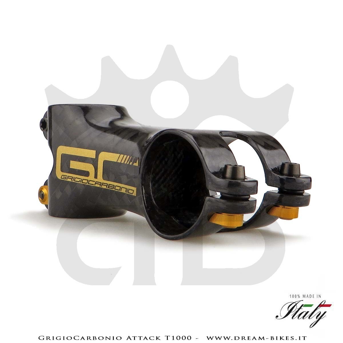 GrigioCarbonio Attack T1000 Attacco Manubrio Carbon, il più leggero al mondo!