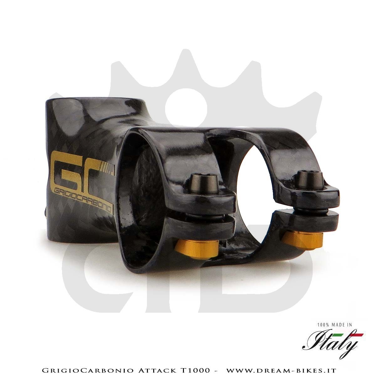 GrigioCarbonio Attack T1000 Attacco Manubrio Carbon, il più leggero al mondo!