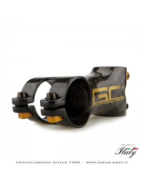 GrigioCarbonio Attack T1000 Attacco Manubrio Carbon, il più leggero al mondo!