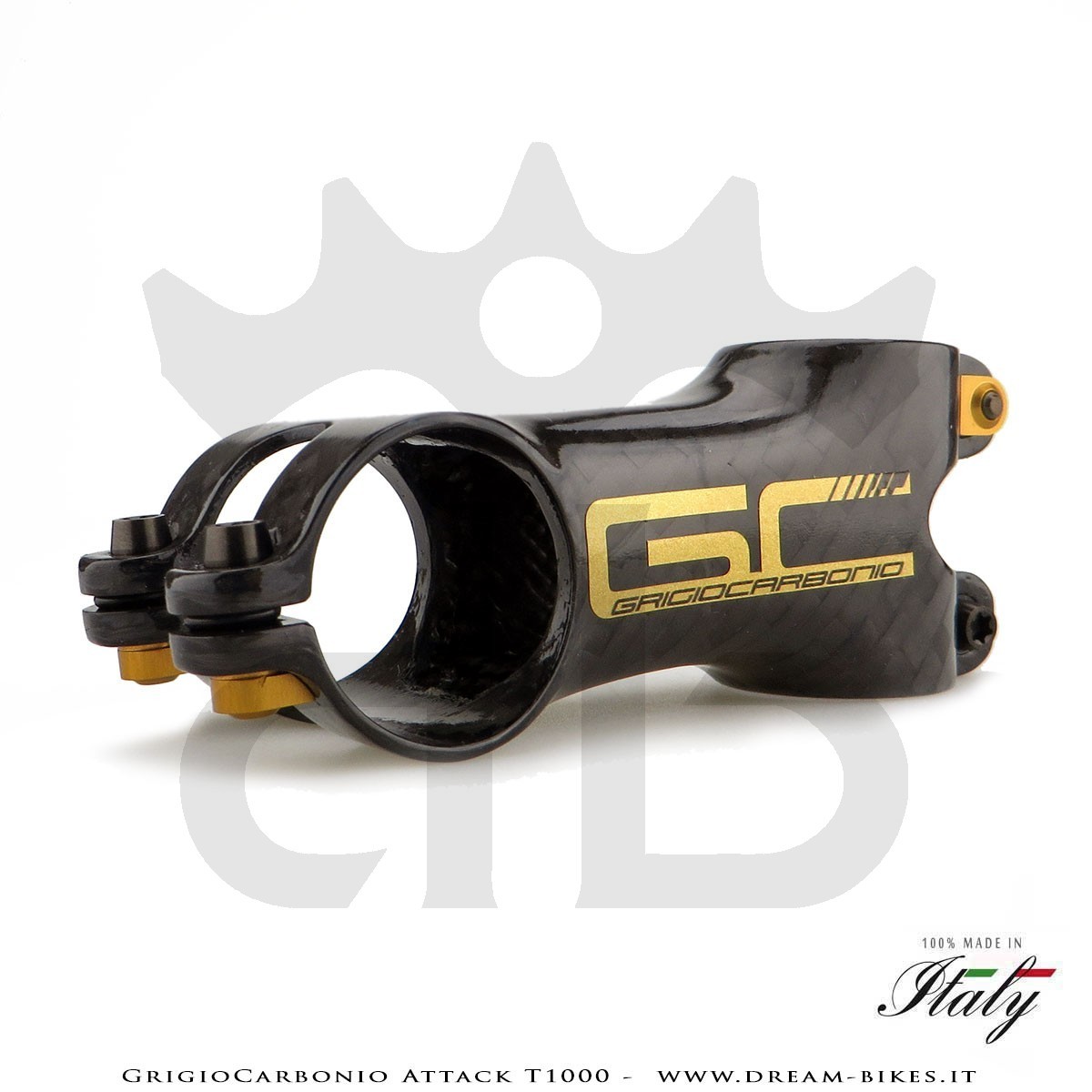 GrigioCarbonio Attack T1000 Attacco Manubrio Carbon, il più leggero al mondo!