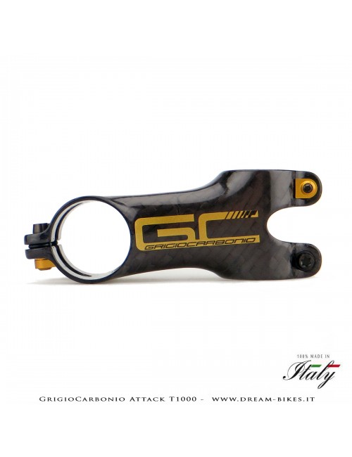 GrigioCarbonio Attack T1000 Attacco Manubrio Carbon, il più leggero al mondo!