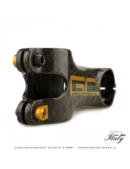 GrigioCarbonio Attack T1000 Attacco Manubrio Carbon, il più leggero al mondo!