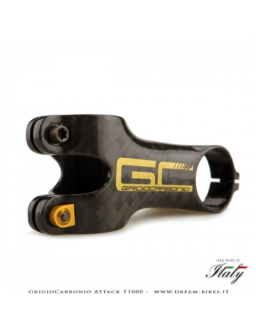GrigioCarbonio Attack T1000 Attacco Manubrio Carbon, il più leggero al mondo!