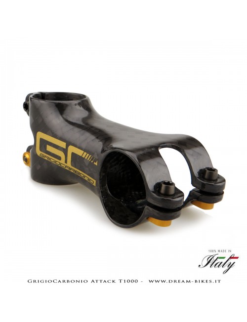 GrigioCarbonio Attack T1000 Attacco Manubrio Carbon, il più leggero al mondo!