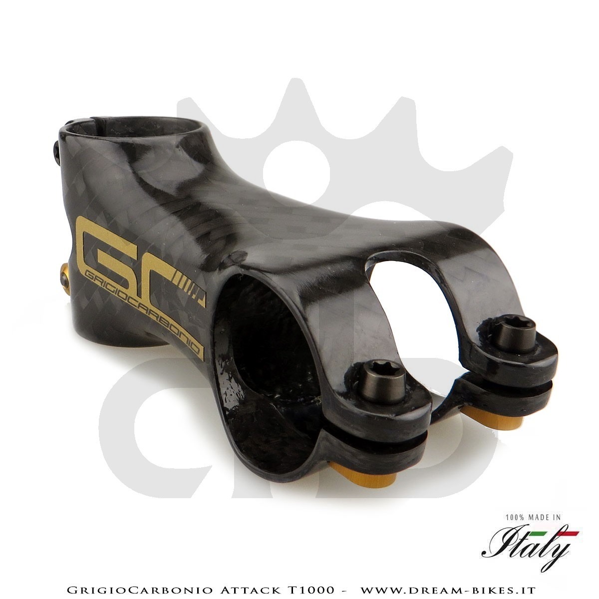 GrigioCarbonio Attack T1000 Attacco Manubrio Carbon, il più leggero al mondo!