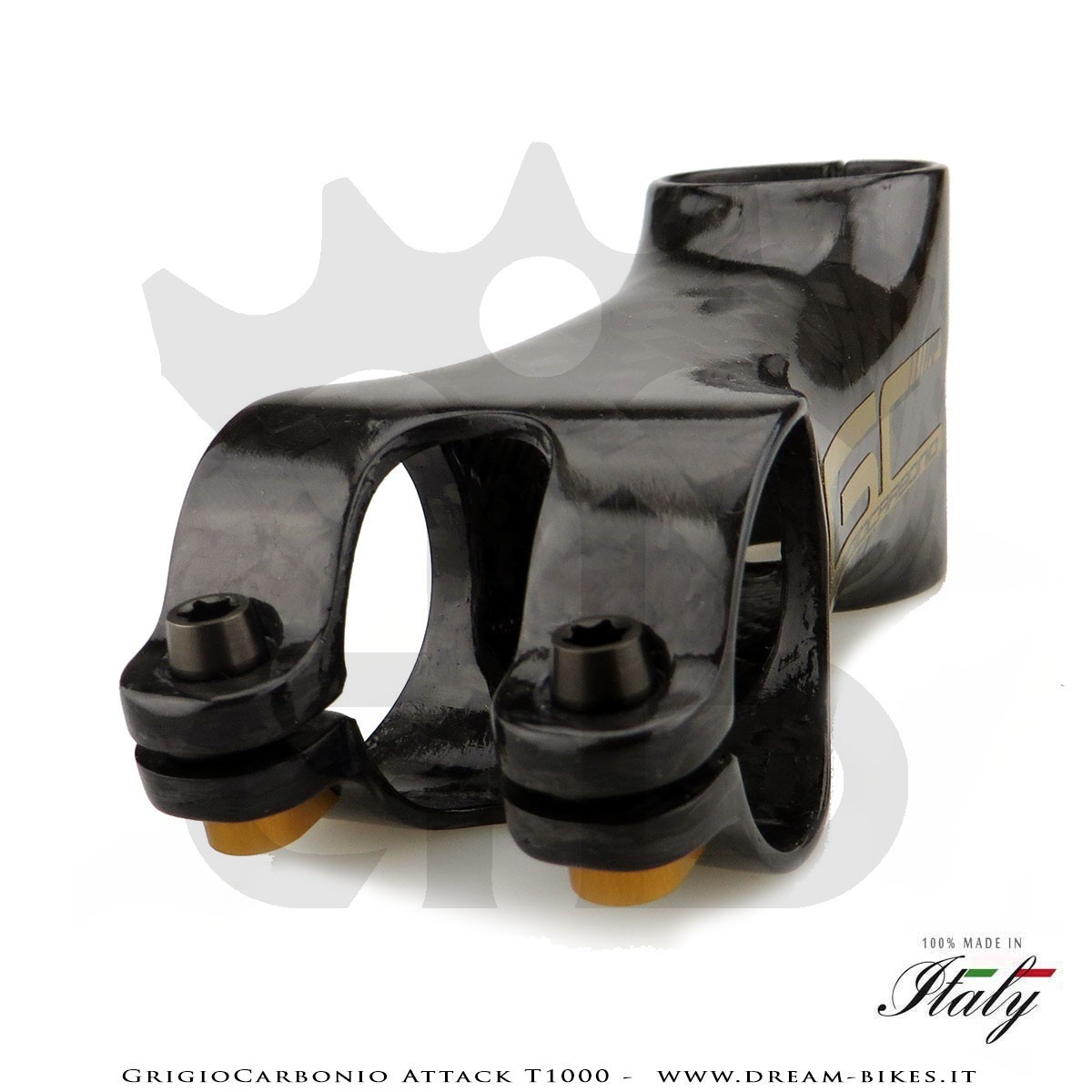 GrigioCarbonio Attack T1000 Attacco Manubrio Carbon, il più leggero al mondo!