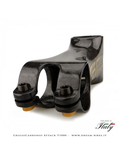 GrigioCarbonio Attack T1000 Attacco Manubrio Carbon, il più leggero al mondo!