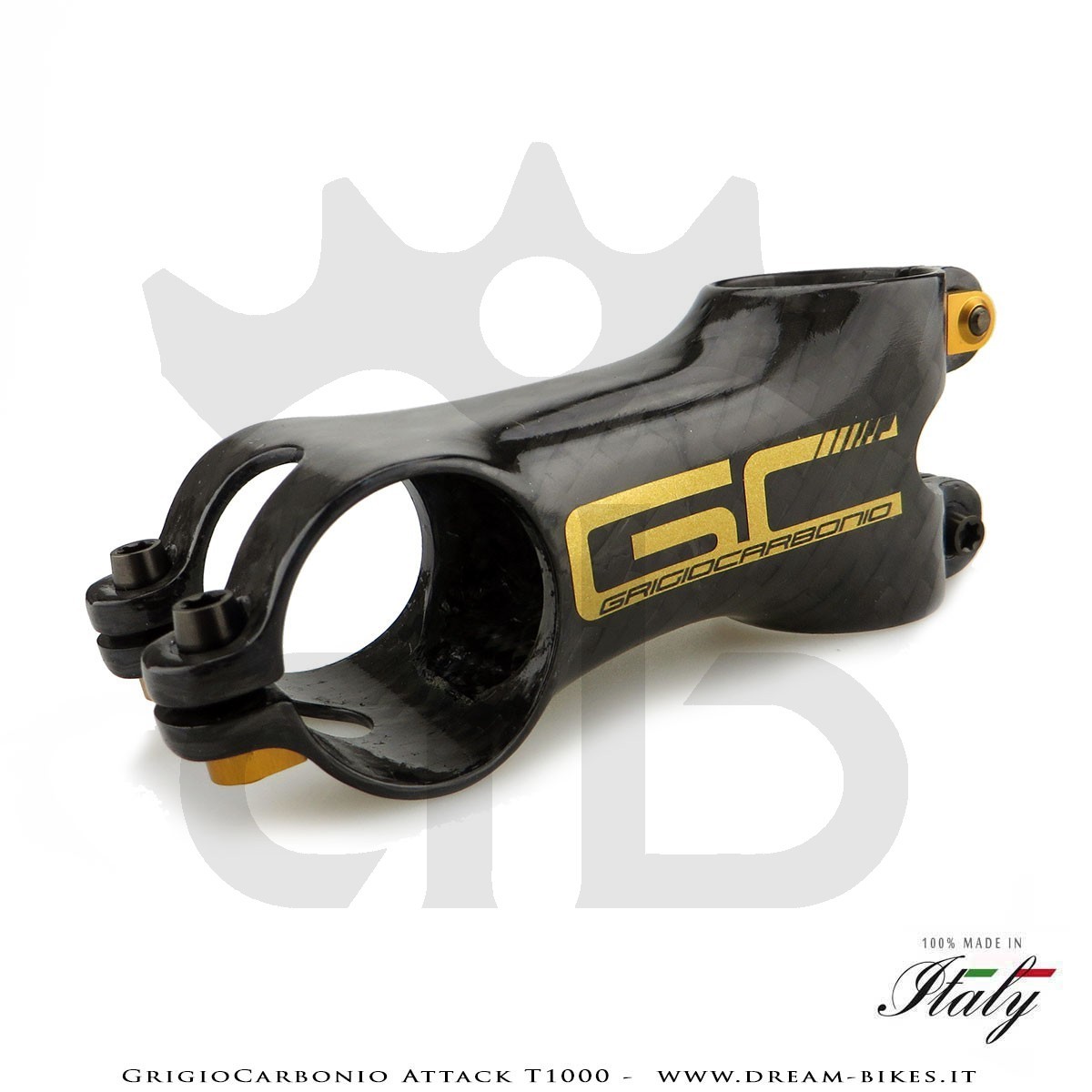 GrigioCarbonio Attack T1000 Attacco Manubrio Carbon, il più leggero al mondo!