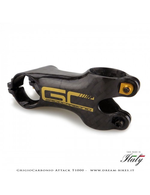 GrigioCarbonio Attack T1000 Attacco Manubrio Carbon, il più leggero al mondo!