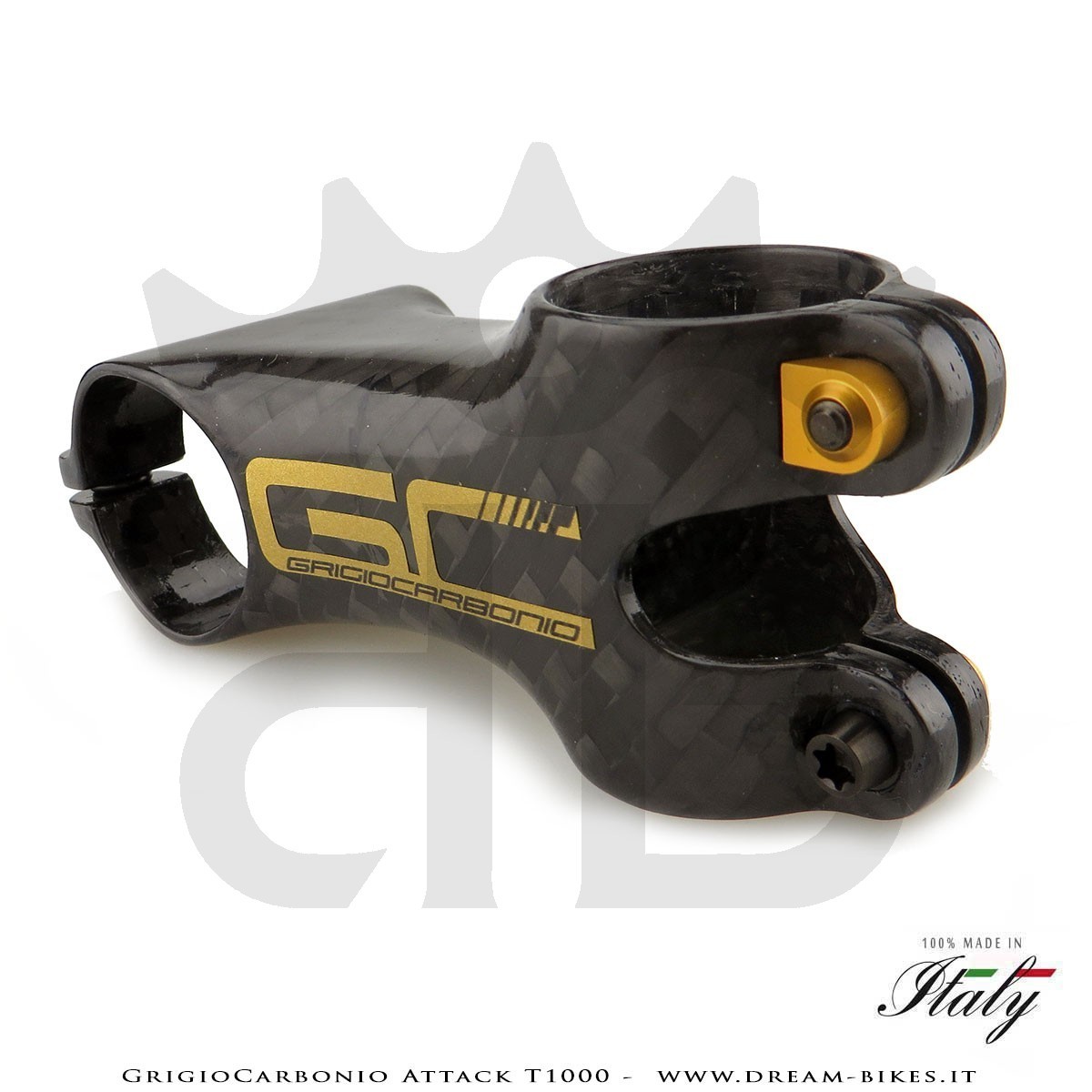 GrigioCarbonio Attack T1000 Attacco Manubrio Carbon, il più leggero al mondo!