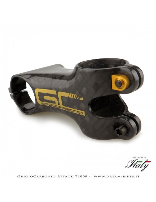 GrigioCarbonio Attack T1000 Attacco Manubrio Carbon, il più leggero al mondo!