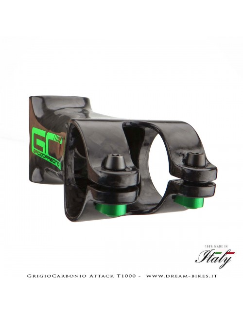GrigioCarbonio Attack T1000 Attacco Manubrio Carbon, il più leggero al mondo!