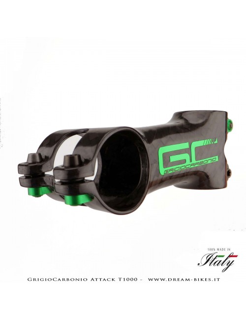 GrigioCarbonio Attack T1000 Attacco Manubrio Carbon, il più leggero al mondo!