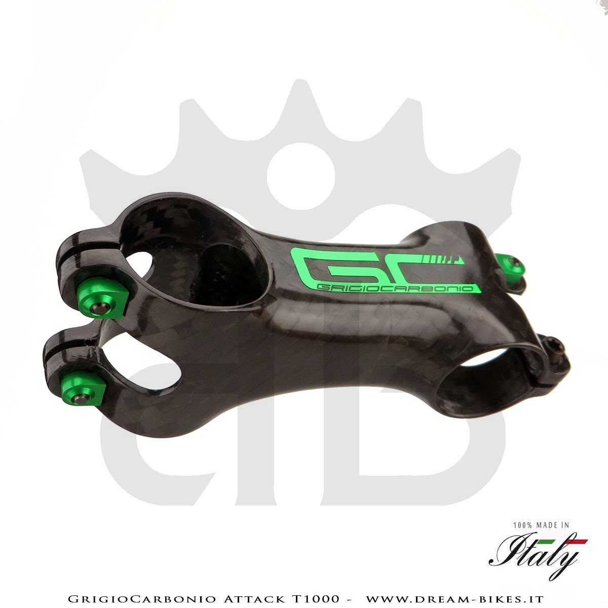 GrigioCarbonio Attack T1000 Attacco Manubrio Carbon, il più leggero al mondo!