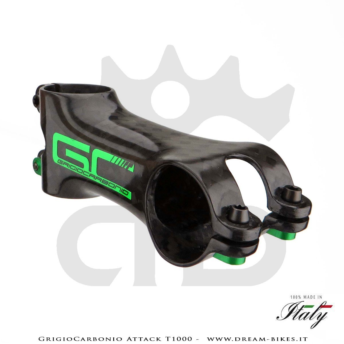 GrigioCarbonio Attack T1000 Attacco Manubrio Carbon, il più leggero al mondo!