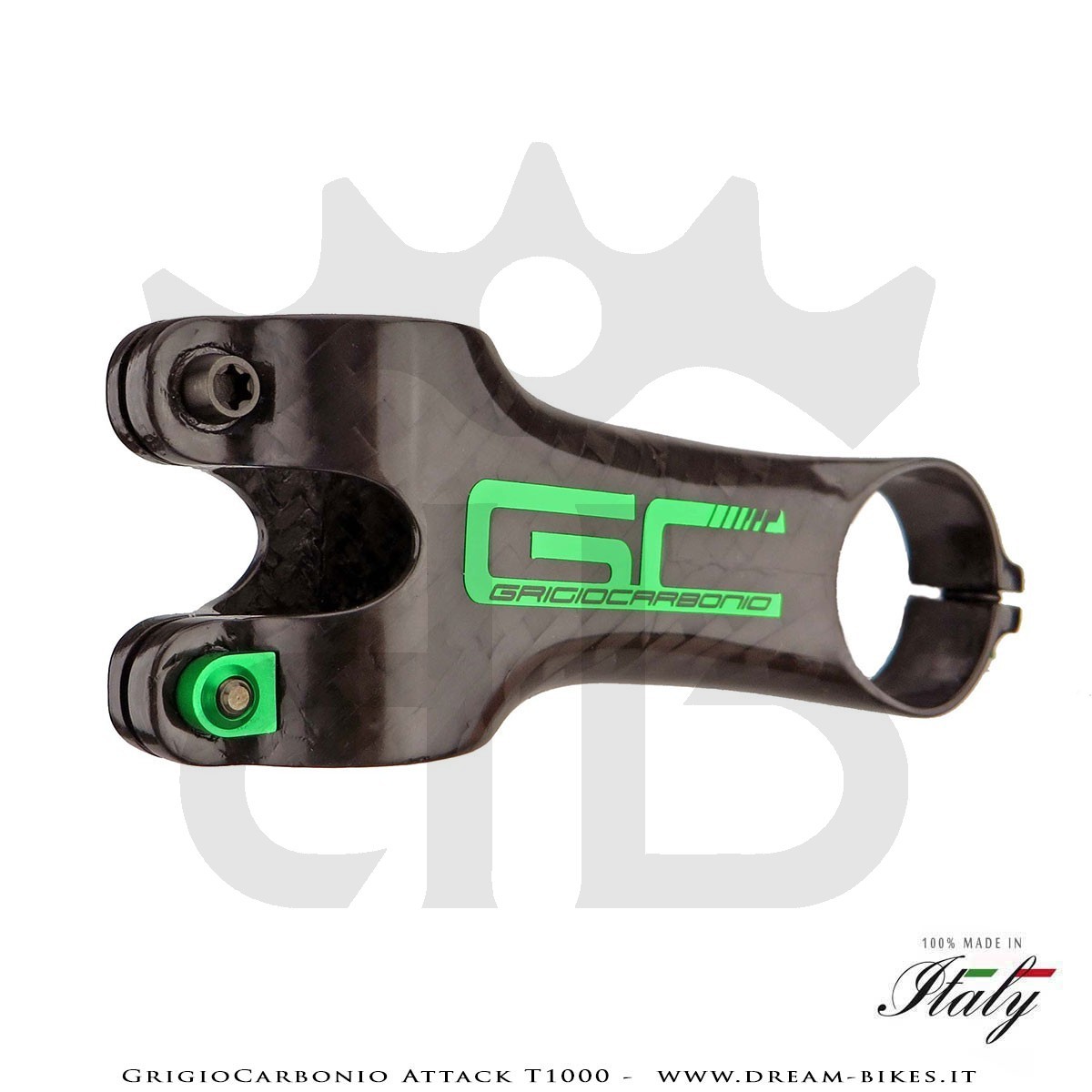 GrigioCarbonio Attack T1000 Attacco Manubrio Carbon, il più leggero al mondo!