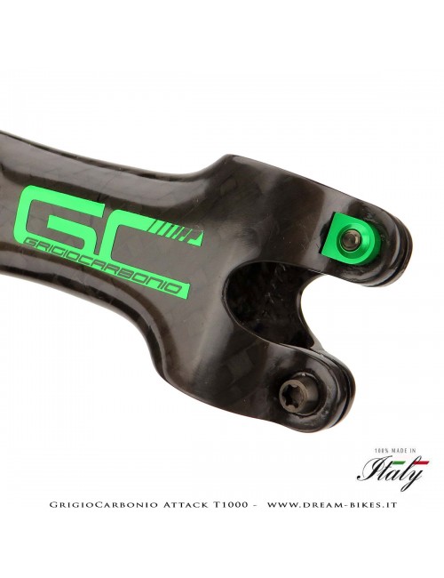 GrigioCarbonio Attack T1000 Attacco Manubrio Carbon, il più leggero al mondo!