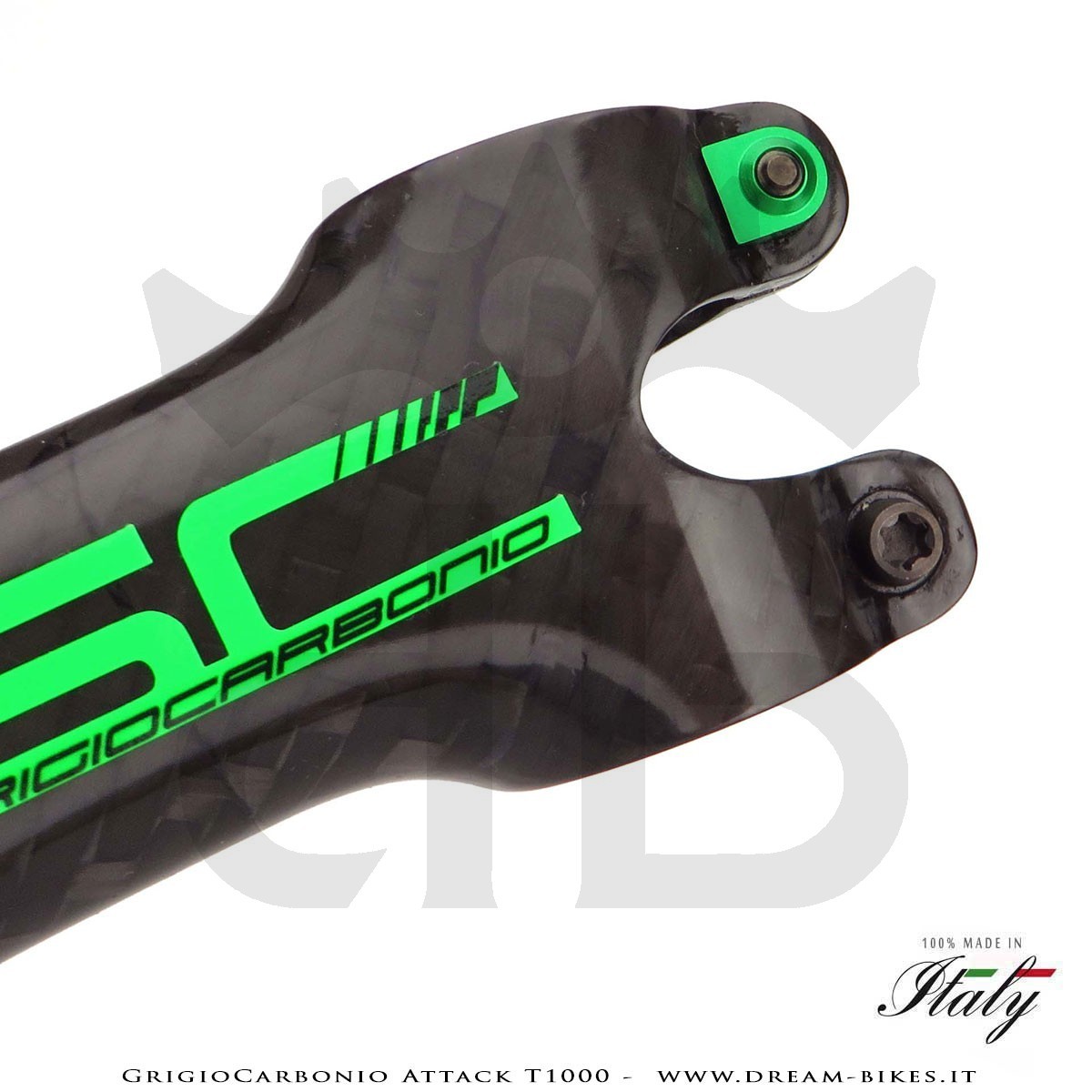 GrigioCarbonio Attack T1000 Attacco Manubrio Carbon, il più leggero al mondo!