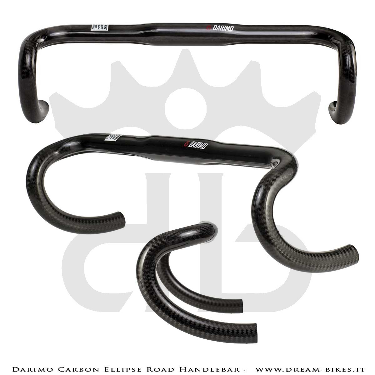 Darimo Carbon Curva Manubrio Strada Ellipse da 121 gr.