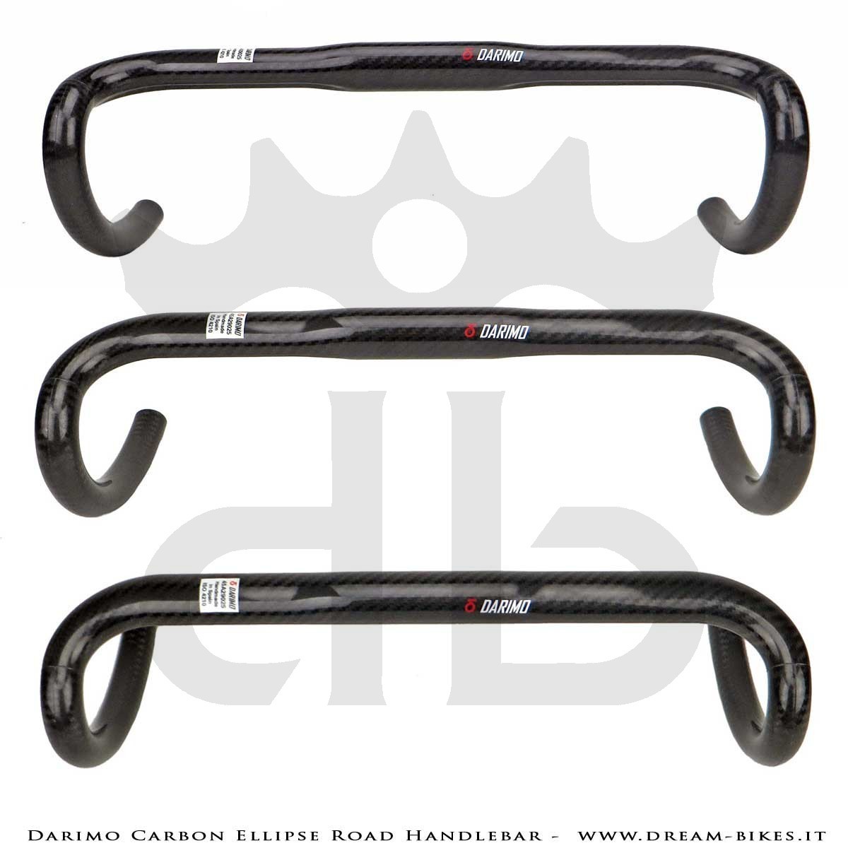 Darimo Carbon Curva Manubrio Strada Ellipse da 121 gr.