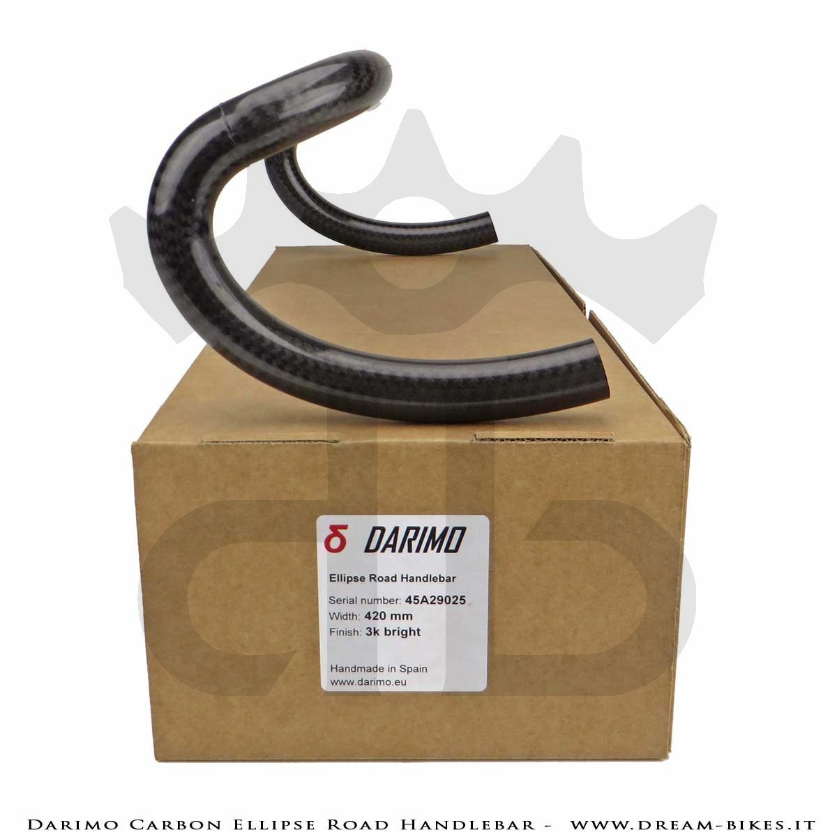 Darimo Carbon Curva Manubrio Strada Ellipse da 121 gr.
