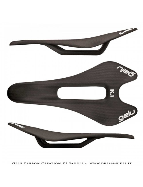 Gelu Carbon Creation K1 Full Carbon Ultralight Saddle 49 gr.