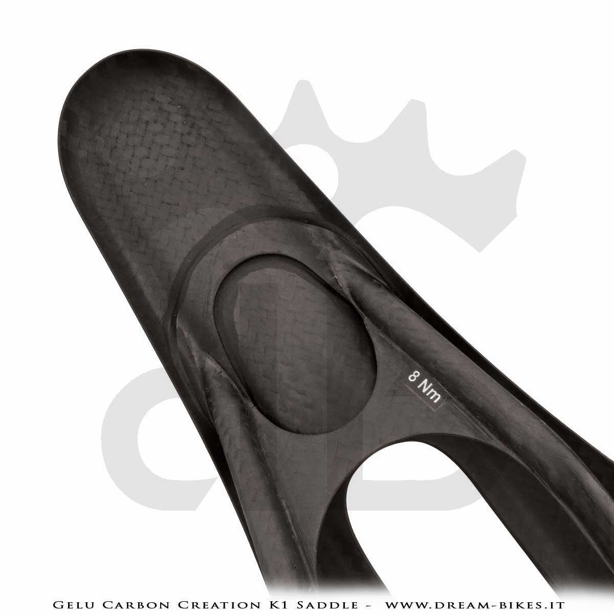 Gelu Carbon Creation K1 Full Carbon Ultralight Saddle 49 gr.